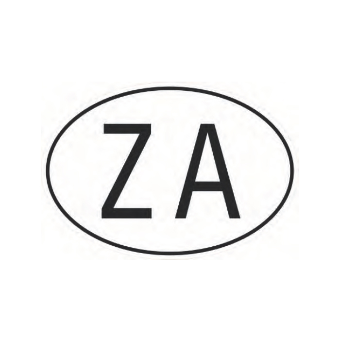 mq7379-001. Moto-Quip South Africa (ZA) Magnetic Emblem