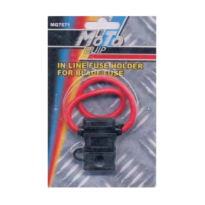 mq7571-001. Moto-Quip In Line Fuse Holder For 15 Amp Blade Fuse