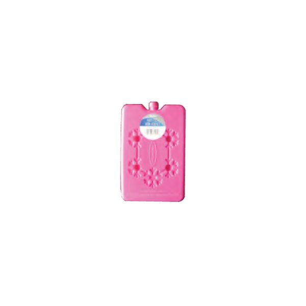 mq8253-001. Leisure Quip 200ml Flat Easy Pack Ice Brick - 165x110x15mm - Filled With Purified Water - Pink