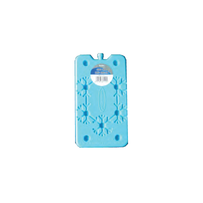 mq8254-001. Leisure Quip 400ml Flat Easy Pack Ice Brick - 250x140x15mm - Filled With Purified Water - Blue