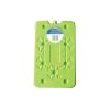 mq8255-001. Leisure Quip 800ml Flat Easy Pack Ice Brick - 330x205x15mm - Filled With Purified Water - Lime Green