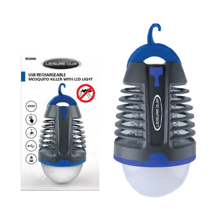 mq8386-001. Leisure Quip USB Rechargeable Mosquito Killer With Led Light