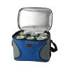 mq8188-001. Leisure Quip 6 Can Soft Cooler Bag Grey / Blue