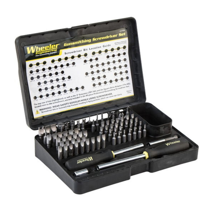 562194-wheeler-pro-gunsmith-screwdriver-kit-89pc-0. Wheeler Professional Gunsmith Screwdriver Kit 89pc