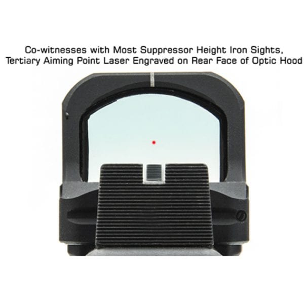 op-rdm20r-005. UTG Sporting Type Reflex Micro Dot, Red 3.5 MOA Single Dot