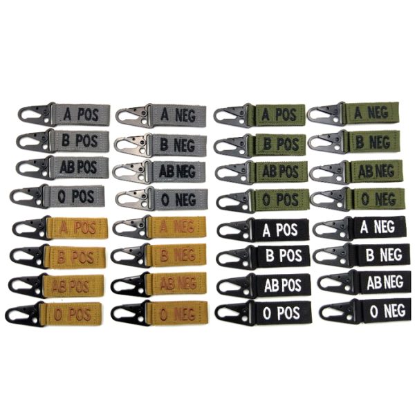 tsbtkcop-000-tacspec-blood-type-key-chain-002. TacSpec Blood Type Key Chain - Various