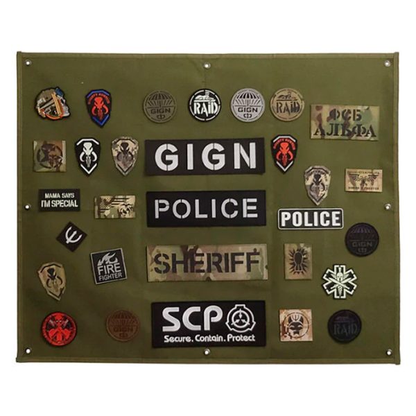 vblanket-bks-patch-display-board-small---black-003. TacSpec Velcro Patch Display Board Small - Black