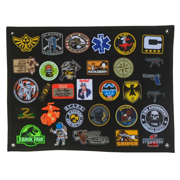 vblanket-bks-patch-display-board-small---black-002. TacSpec Velcro Patch Display Board Medium - Tan