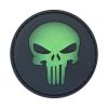 g-yzyfg-tacspec-glow-in-the-dark-punisher-pvc-velc. TacSpec "Glow in the Dark Punisher" PVC Velcro Patch