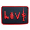 love-qrd-tacspec-love-pvc-velcro-patch-001. TacSpec "Love" PVC Velcro Patch