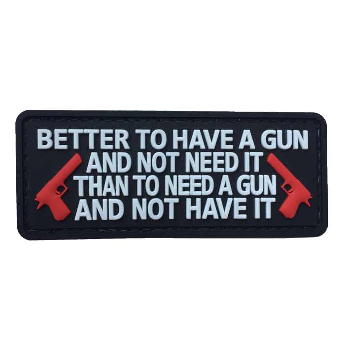 zhyq-wh-tacspec-better-to-have-pvc-velcro-patch-00. TacSpec "Better to Have" PVC Velcro Patch