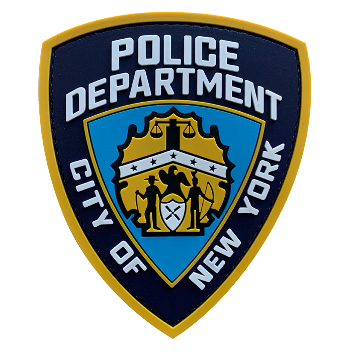 nypd-fc-tacspec-nypd-badge-pvc-velcro-patch-001. TacSpec "NYPD Badge" PVC Velcro Patch
