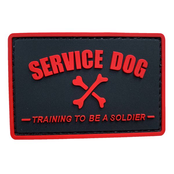 service-rd-tacspec-service-dog-pvc-velcro-patch-00. TacSpec "Service Dog" PVC Velcro Patch