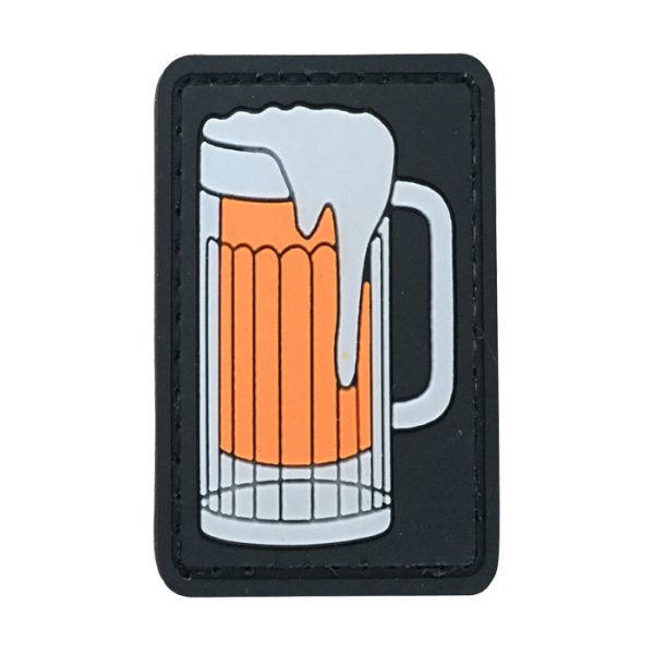 dpj-ye-tacspec-beer-mug-pvc-velcro-patch-001. TacSpec "Beer Mug" PVC Velcro Patch