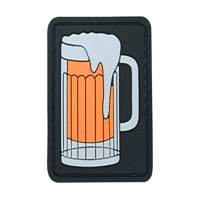 dpj-ye-tacspec-beer-mug-pvc-velcro-patch-001. TacSpec "Beer Mug" PVC Velcro Patch