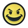 smile-ye-angry-smile-face-patch-001. TacSpec "Angry Smiley Face" PVC Velcro Patch