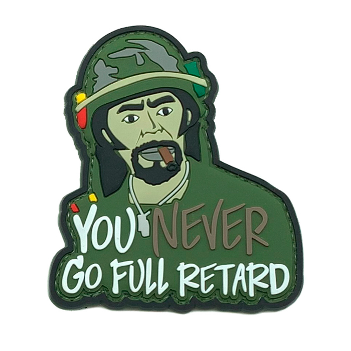qlyf-og-tacspec-never-go-full-pvc-velcro-patch-001. TacSpec "Never Go Full" PVC Velcro Patch