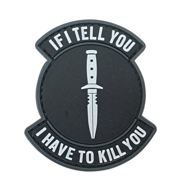 ity-bk-tacspec-if-i-tell-you-pvc-velcro-patch-001. TacSpec "If I Tell You" PVC Velcro Patch