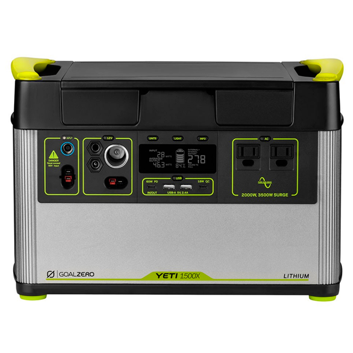 36310-goal-zero-yeti-1500x-001. Goal Zero YETI 1500X (LITHIUM) Pure Sine Wave Inverter (140,40Ah)