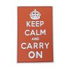 kcco-or-tacspec-keep-calm-and-carry-on-pvc-velcro-. TacSpec "Keep Calm and Carry On" PVC Velcro Patch - White/Red