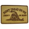 zydtom-tn-tacspec-don't-tread-on-me-pvc-velcro-pat. TacSpec "Don't Tread On Me" PVC Velcro Patch - Tan