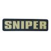 zmqs-tn-tacspec-sniper-pvc-velcro-patch---tan-blac. TacSpec "Sniper" PVC Velcro Patch - Tan/Black