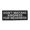 bwh-bk-tacspec-don't-mistake-pvc-velcro-patch. TacSpec "Don't Mistake" PVC Velcro Patch