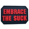 suck-rd-tacspec-embrace-the-suck-pvc-velcro-patch-. TacSpec "Embrace the Suck" PVC Velcro Patch
