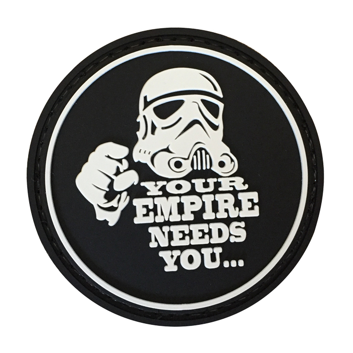 dgzp-bk-tacspec-your-empire-needs-you-pvc-velcro-p. TacSpec "Your Empire Needs You" PVC Velcro Patch