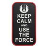 ylix-tacspec-keep-calm-and-use-the-force-pvc-velcr. TacSpec "Keep Calm and Use the Force" PVC Velcro Patch