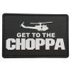 zsfj-bk-tacspec-get-to-the-choppa-pvc-velcro-patch. TacSpec "Get To The Choppa " PVC Velcro Patch