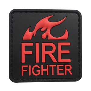 firerc-tacspec-fire-fighter-pvc-velcro-patch-001. TacSpec "Fire Fighter" PVC Velcro Patch