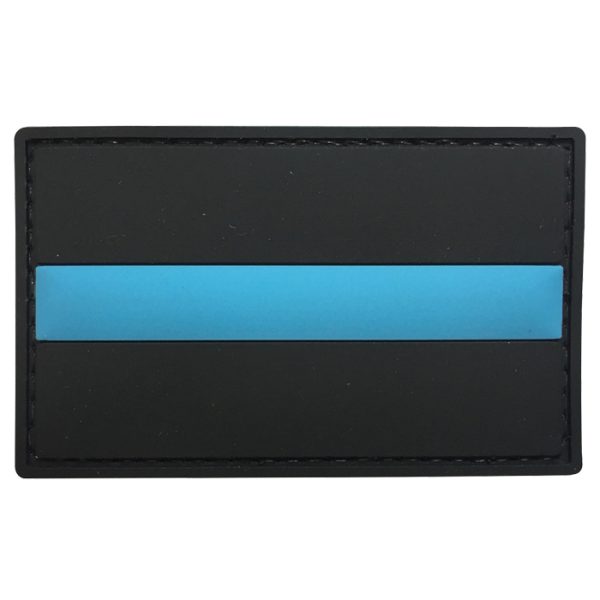lt-s-tacspec-thin-blue-line---police-pvc-velcro-pa. TacSpec "Thin Blue Line - Police" PVC Velcro Patch