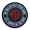 pe-bk-tacspec-my-idea-of-help-is-a-sniper-pvc-velc. TacSpec "My Idea of Help is a Sniper" PVC Velcro Patch