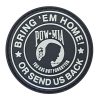 yanf-bk-tacspec-pow---mia-pvc-velcro-patch. TacSpec "POW - MIA" PVC Velcro Patch