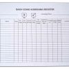 book042-daily-covid-screening-register-book-001. Daily Covid Screening Register Book - 100 Pages Double Sided