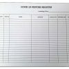 book043-covid-visitors-register-book-001. Covid Visitors Register Book - 100 Pages Double Sided