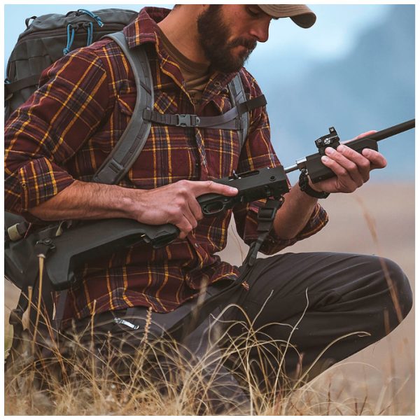 mag808blk-magpul-10-22--takedown-x-22-backpacker-s. Magpul 10/22 Takedown X-22 Backpacker Stock - Black