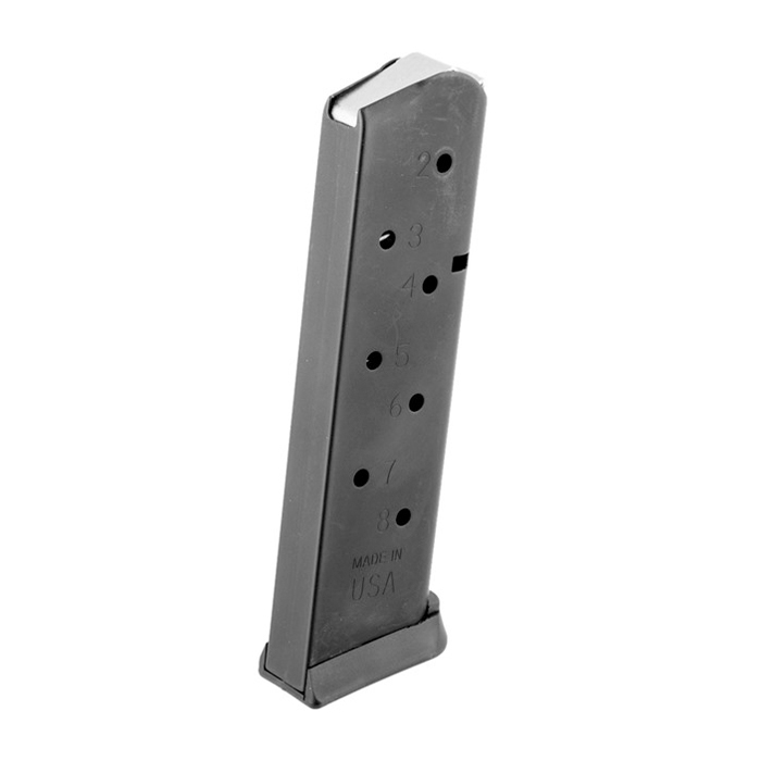 078-000-306-brownells-45-acp-1911-stainless-steel-. Brownells 45 ACP 1911 Stainless Steel Magazine 8rd - Black
