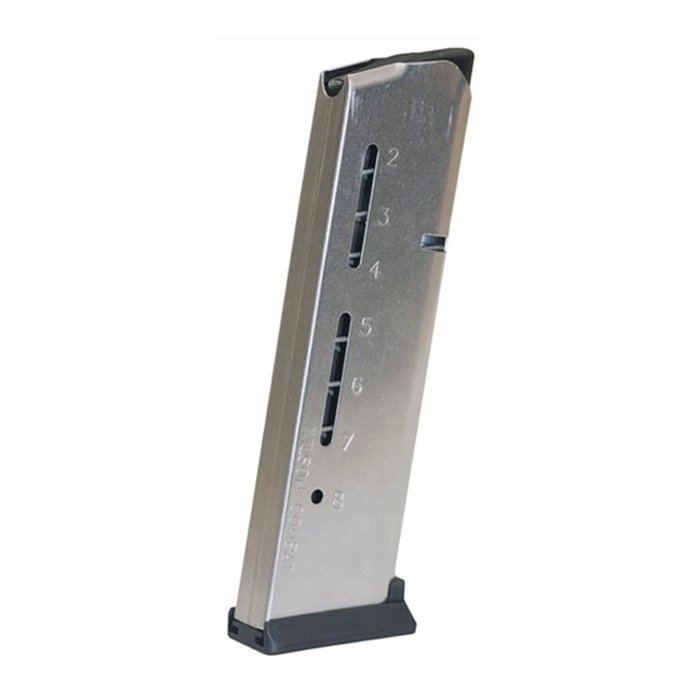 965-000-050-wilson-combat-govt-. Wilson Combat Govt .45 ACP Magazine Polymer Base 8rd - Silver
