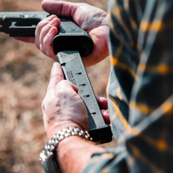 mag662blk-100-018-824-magpul-pmag-27-gl9-9x19-27rd. Magpul PMAG 27 GL9 9x19 27rd Magazine for Glock
