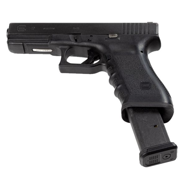 mag662blk-100-018-824-magpul-pmag-27-gl9-9x19-27rd. Magpul PMAG 27 GL9 9x19 27rd Magazine for Glock