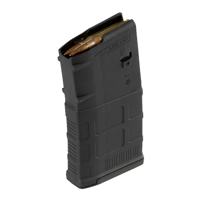 mag291blk-100-011-563-magpul-ar-308-pmag-lr-sr-gen. Magpul AR .308 PMAG LR/SR GEN M3 Mag .308 Win 20rd - Black