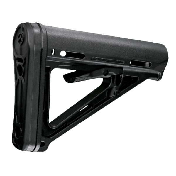 mag401blk-100-003-538-magpul-ar-15-moe-stock-colla. Magpul AR-15 MOE Stock Collapsible Commercial - Black