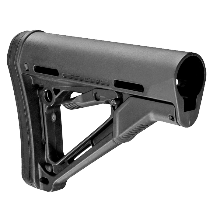 mag311blk-100-002-982-magpul-ar-15-ctr-stock-colla. Magpul AR-15 CTR Stock Collapsible Commercial - Black