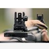 100-041-834-100-041-834-magpul-mbus-3-front-&-rear. Magpul MBUS 3 Sight Set Flip-Up Adjustable Polymer for AR-15 - Black