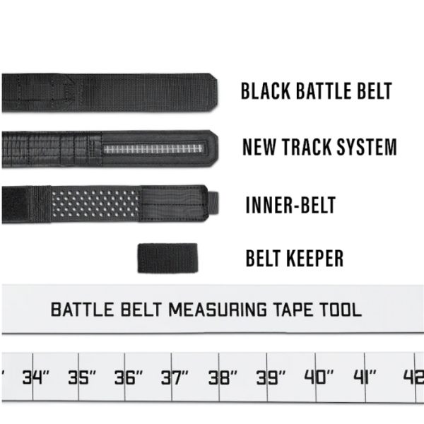 kemabbbk-kore-micro-adjustable-battle-belt---black. Kore Micro Adjustable Battle Belt - Coyote Tan - 24" to 48"