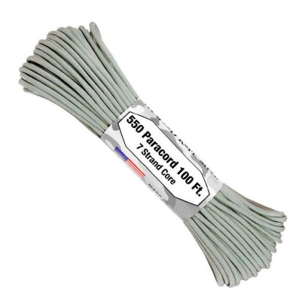 550-paracord-100ft-7-strand-core---grey-001. Atwood 550 7 Strand Core Paracord - Grey 100ft