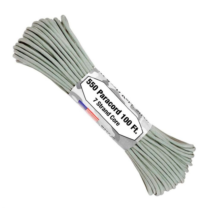 550-paracord-100ft-7-strand-core---grey-001. Atwood 550 7 Strand Core Paracord - Grey 100ft