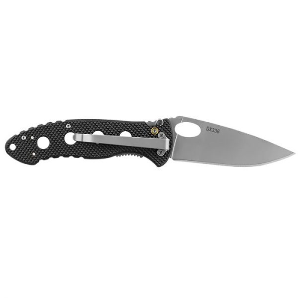co-k20808-coast-dx338-pln-bld-blk-hnd-002. Coast DX338 Double Lock Black w/Plain Blade